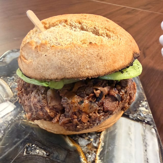BBQ Jackfruit Sandwich.