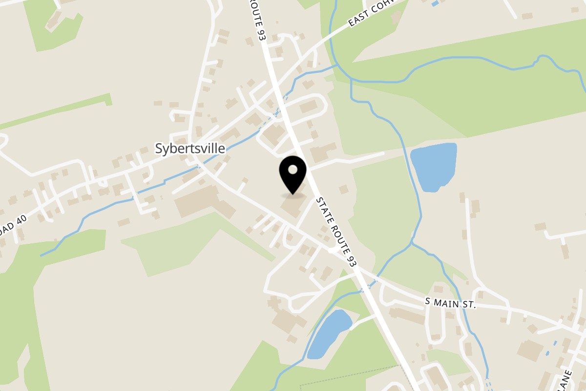 Map showing the location of The Balanced Bite on 732 PA-93 in Sugarloaf